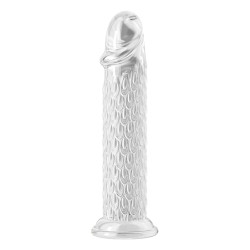 ClearlyHorny Gode Scales Clear 17 x 4cm